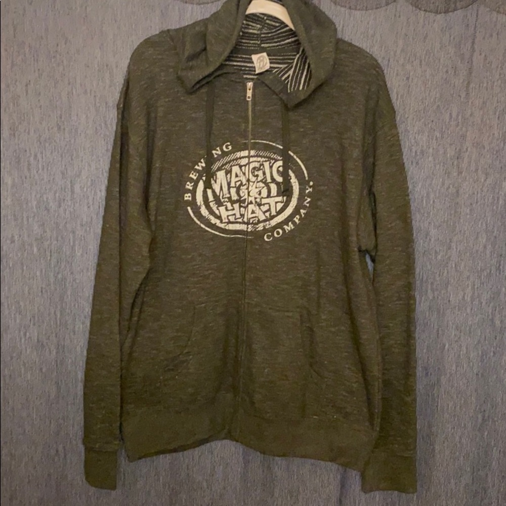 Magic Hat brewing company hoodie.